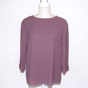 & Other Stories Paris Atelier Pink & Black Top Size 6